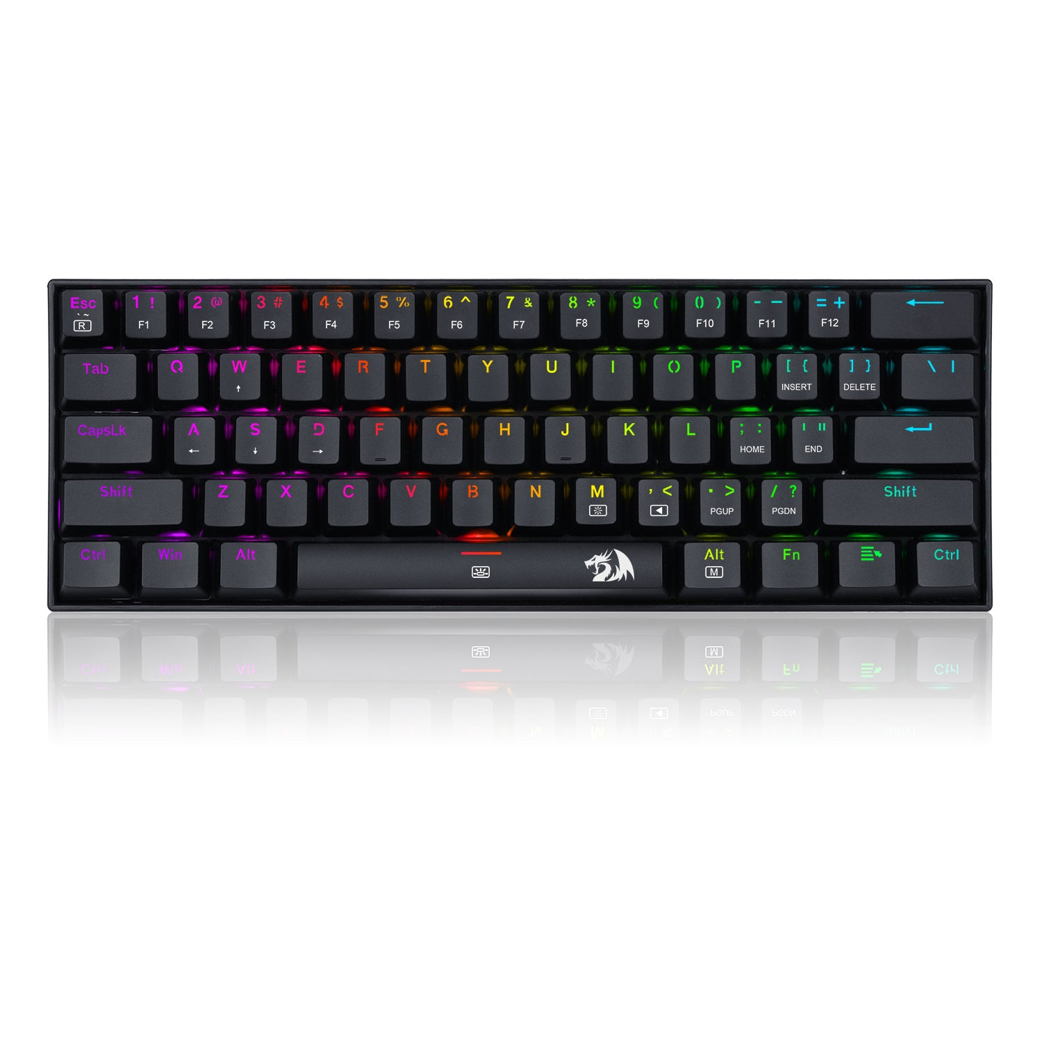 Teclado Mecánico Redragon k630RGB BROWN 